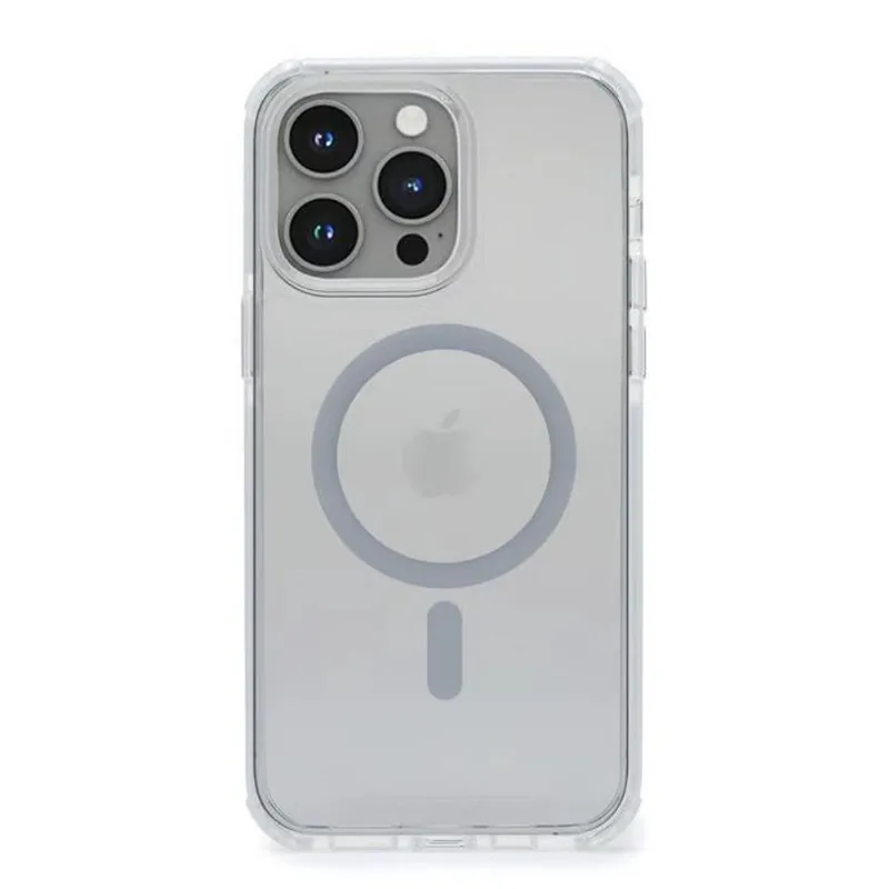 Capa Capinha Compatível iPhone 15 Pro Max Branca Magsafe Impactor Ultra Customic
