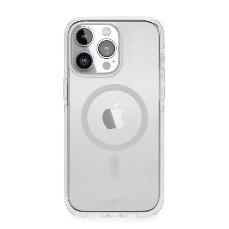 Capa Capinha Compatível iPhone 15 Pro Magsafe Impactor Ultra Clear Customic