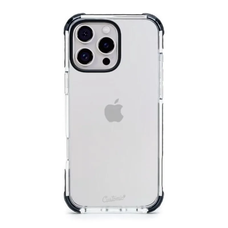 Capa Capinha Compatível iPhone 16 Pro Max Preta Impactor Ultra Customic
