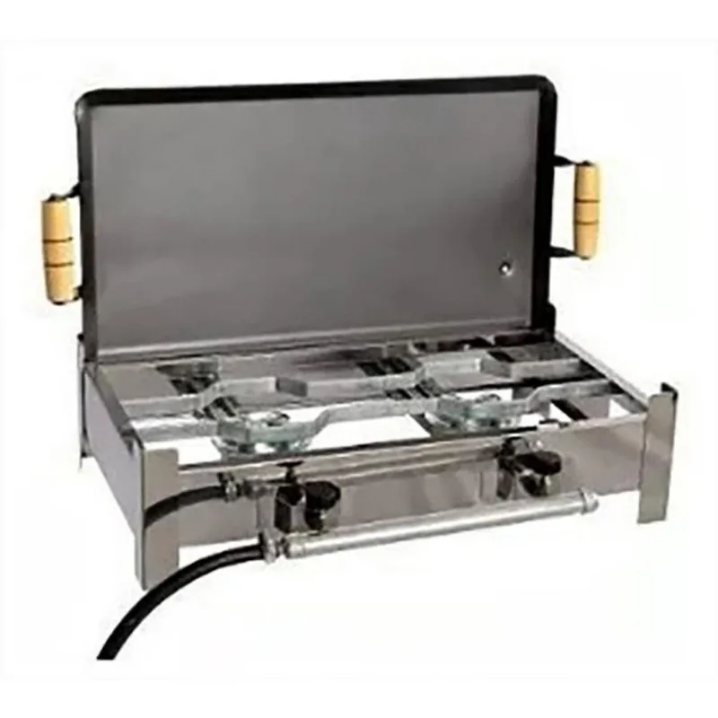 Fogareiro Max Grelha Inox Com Chapa Alta Pressão