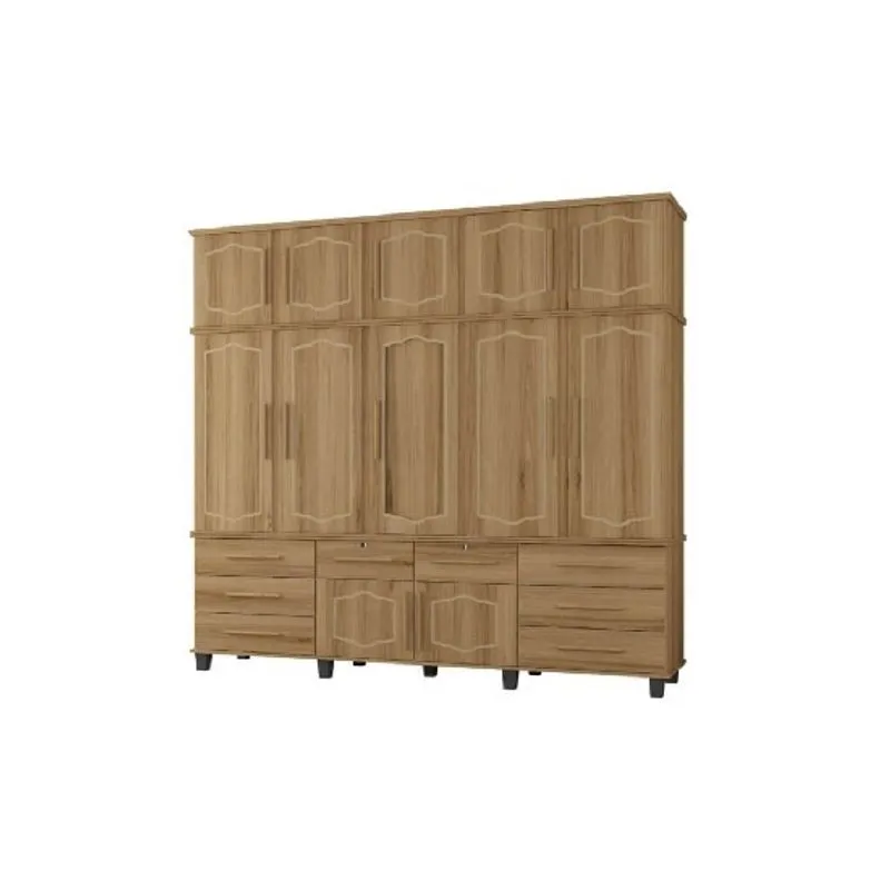 Guarda Roupa Triplex Diamante Nature - Fabri Móveis