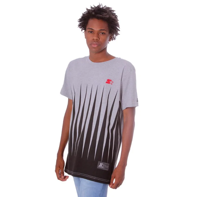 Camiseta Starter Estampada Black Label Cinza Mescla - GG
