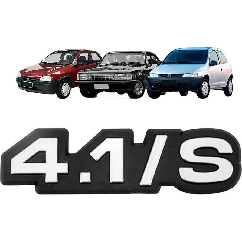 Emblema 4.1/S Gm Antigo Cromado