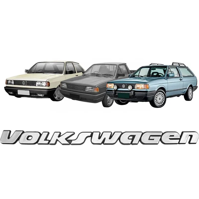Emblema Volkswagen 1991 Cromado