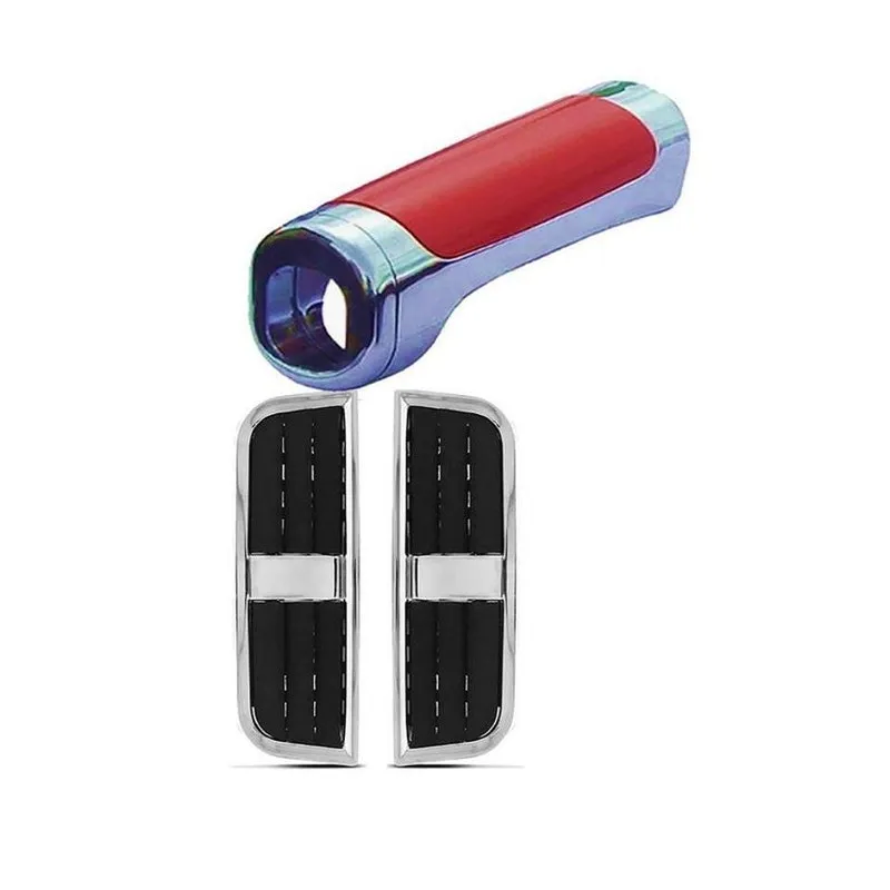 Capa Freio De Mão Vermelho Cromado Citroën C8