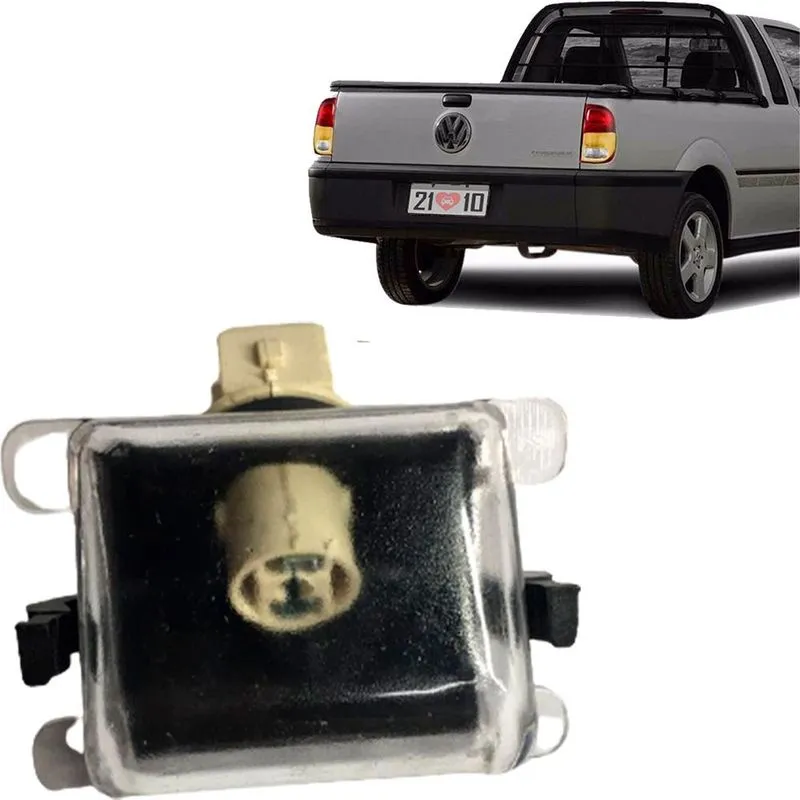 Lanterna Placa Saveiro 1999 2000 2001 a 2005 com Soquete