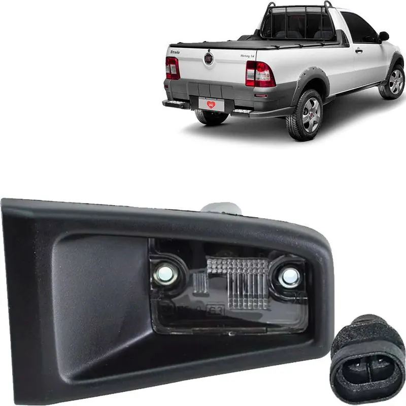 Lanterna Placa Strada 2009 a 2013 com Soquete Ld
