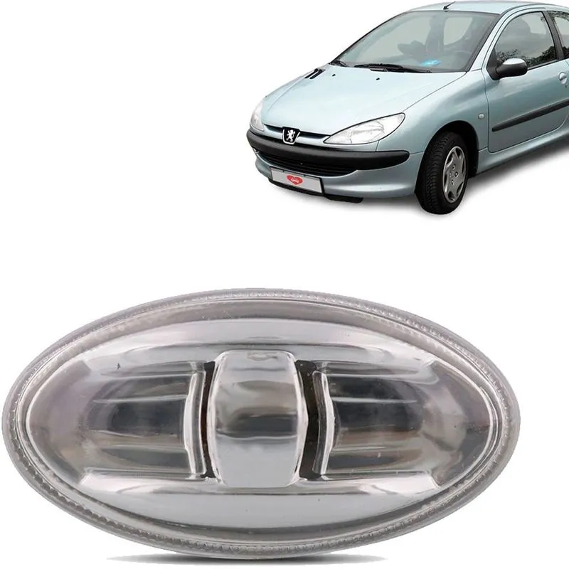 Lanterna Lateral Peugeot 99 a 10 Cristal sem Soquete Acrílic