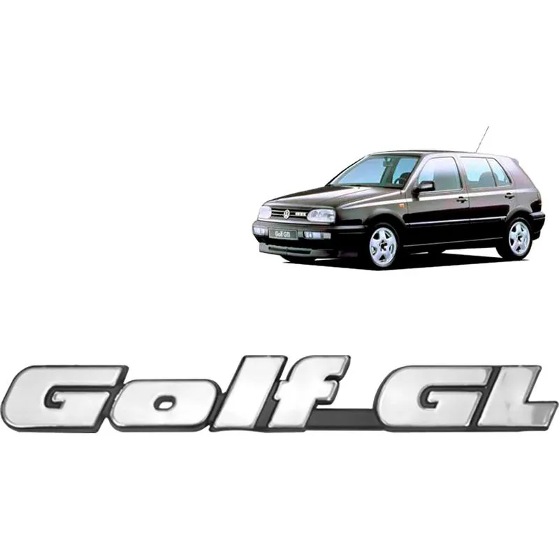 Emblema Golf 1997 a 2006 Escovado