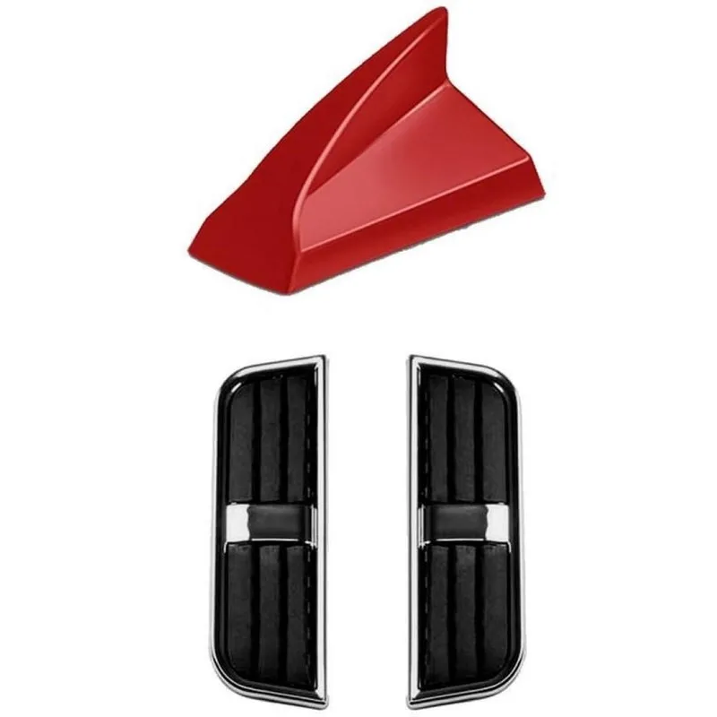 Antena Shark Verm Entrada Ar Crom Jac T40