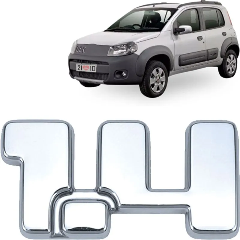 Emblema 1.4 Uno 11/17 Cromado