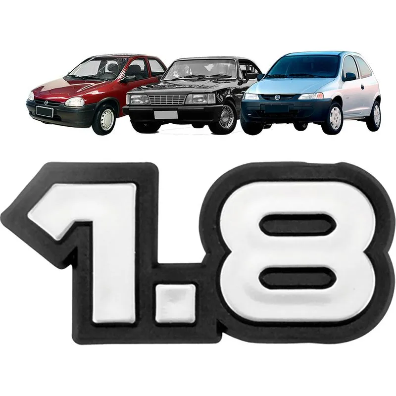 Emblema 1.8 Gm Antigo Cromado
