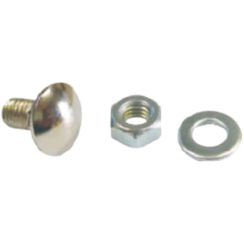 Kit 4 Parafusos Cromado Parachoque Fusca Modelo 1200/1300 1970 Cromado
