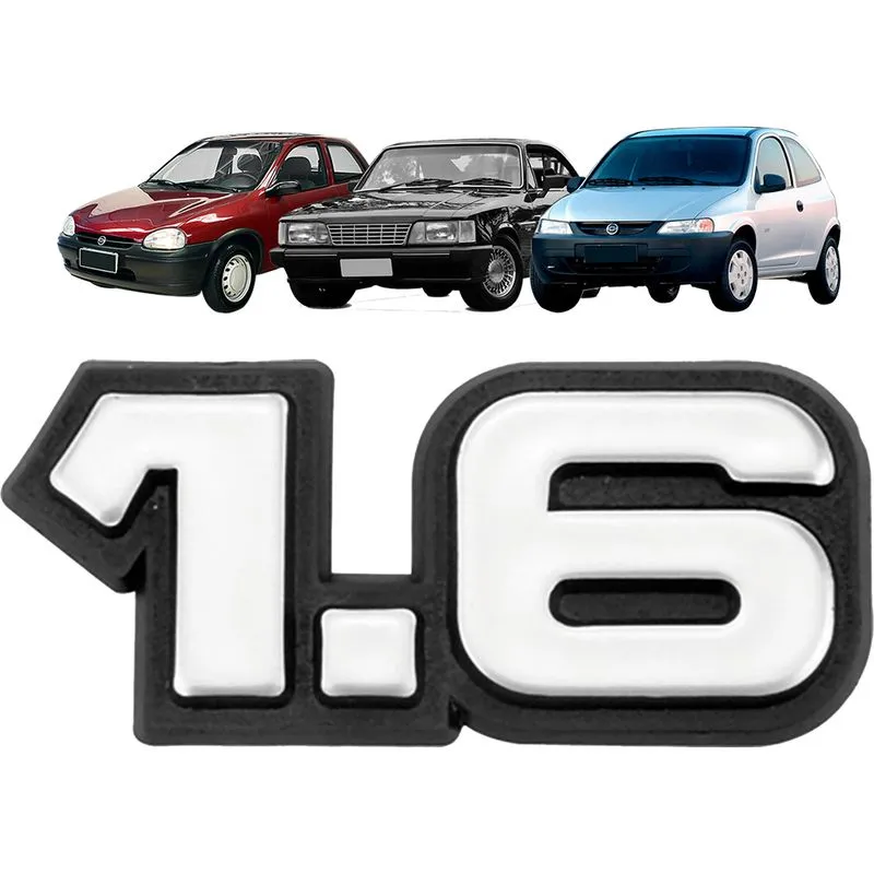 Emblema 1.6 Gm Antigo Cromado