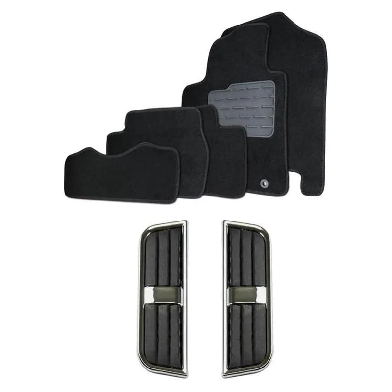 Tapete Carpete 5pçs Entrada Ar Crom Citroën C6