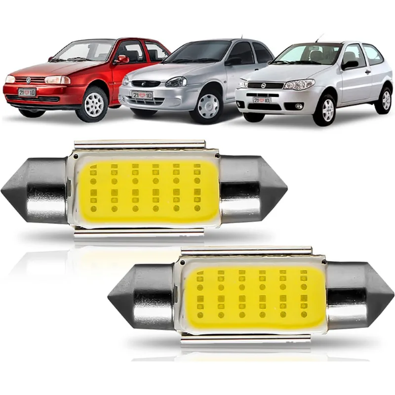 Lâmpada Led Torpedo 31mm Cob Universal