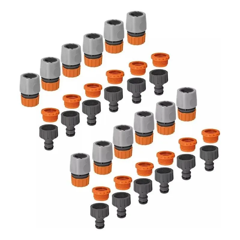Kit 12 Adaptador Fêmea Torneira + 12 Engate Rápido Mangueira