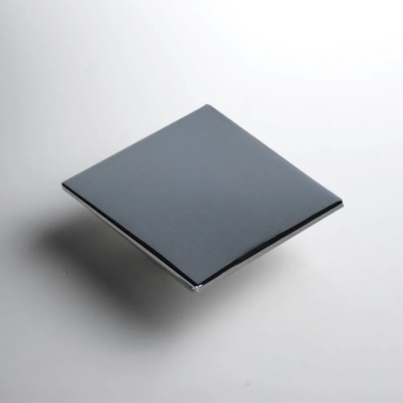 Puxador Ponto Plana Cromado Zen Design ZP0074.1