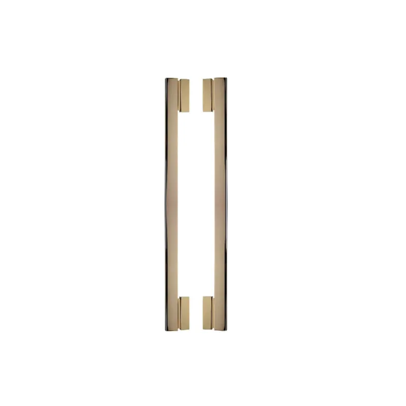 Puxador para porta moma gold dourado zen duplo 50 cm (500 mm) ZP1122. A00