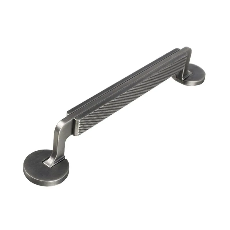 Puxador Manico Di Coltello Metal 160mm Níquel Velho Zen