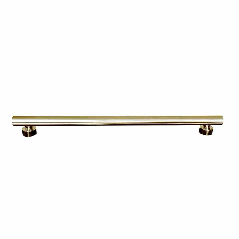 Puxador Para Porta De Passagem Anello Duplo 600mm Red Gold