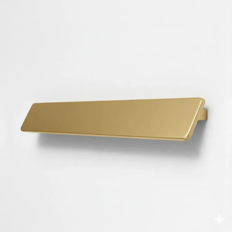 Puxador Alça Traso 416mm Dourado Matte Zen Design ZP0558.416.955