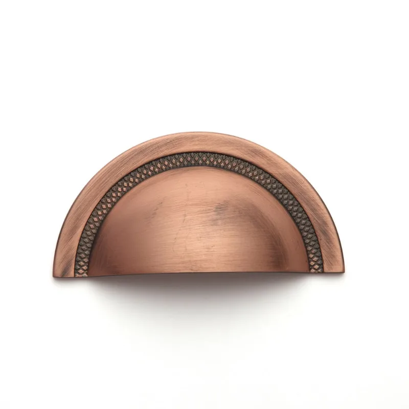 Puxador Concha Shell 64mm Vecchio Cobre Zen Design ZP4318.648