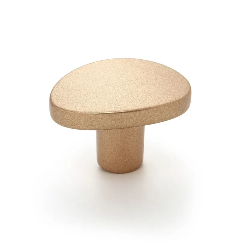 Puxador Ponto Beetle sem Base Dourado Matte Zen Design ZP5403.955