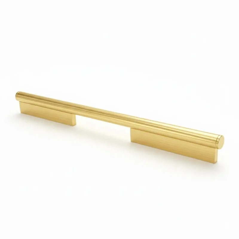 Puxador Alça Sorento 224mm Gold Escovado Zen Design ZP5450.224.B00