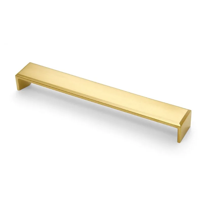 Puxador Alça Creta 192mm Gold Escovado Zen Design ZP3950.B00