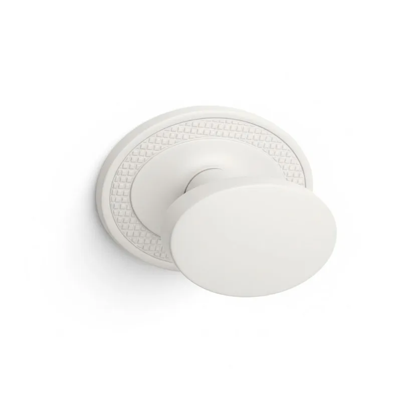Puxador Ponto Beetle com Base Granada Branco Zen Design ZP5402.25