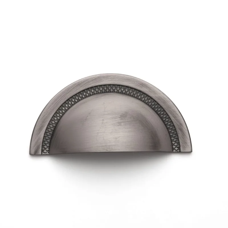 Puxador Concha Shell 64mm Níquel Velho Zen Design ZP4318.889
