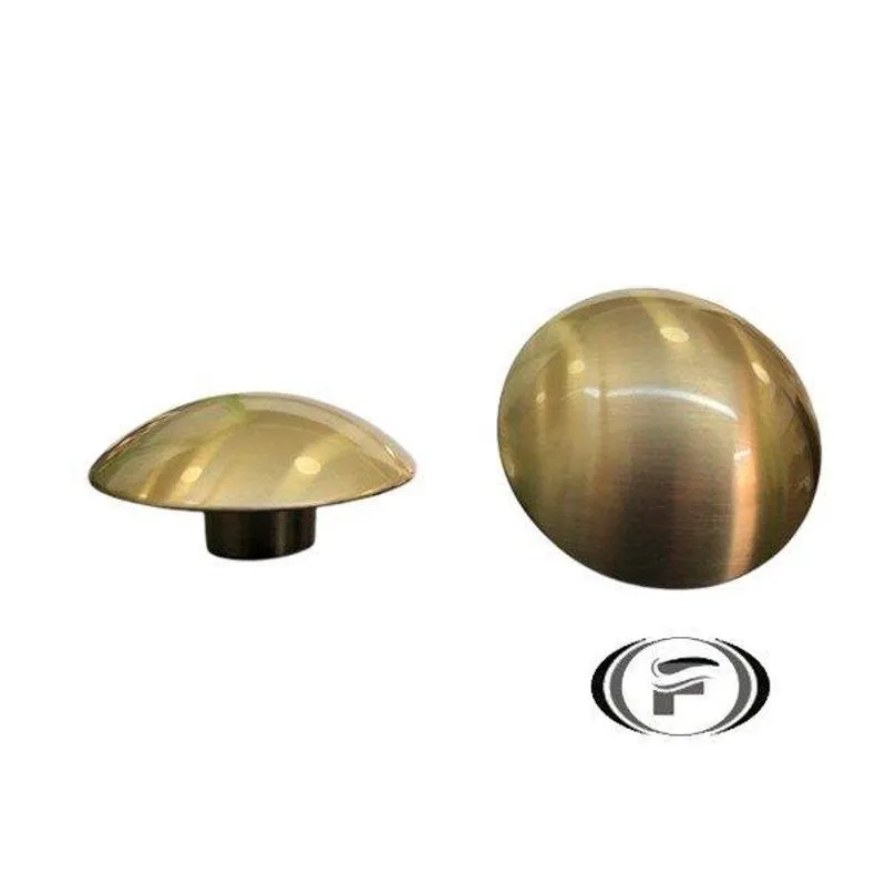 Puxador Orion 55x27mm Gold Escovado Zen Unico