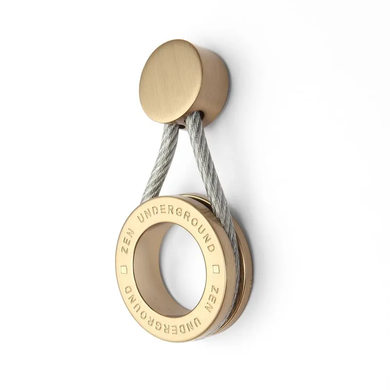 Puxador Fune Garage Gold Escovado para Móveis Zen Design