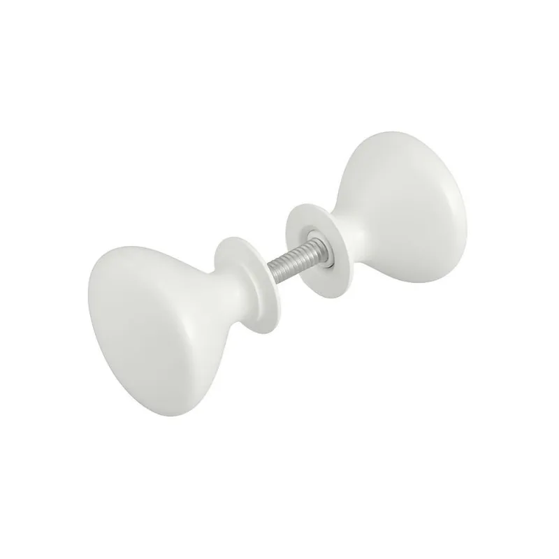 Puxador Ponto Cup para Box e Porta de Vidro Branco Zen Design ZP5239.25