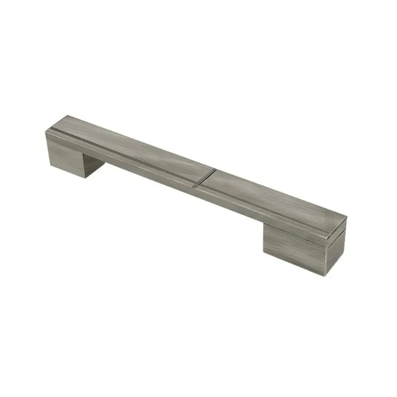 Puxador Santa Fé Cruzado 320mm Níquel Escovado Zen Design ZP5400.320.916