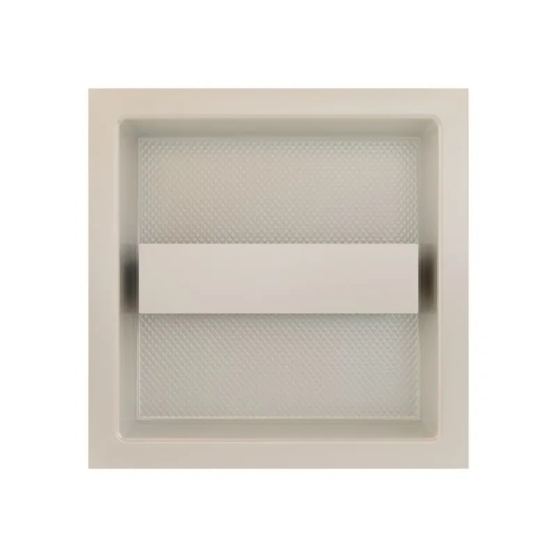 Puxador Livorno de Embutir 98 x 98mm Fosco Zen
