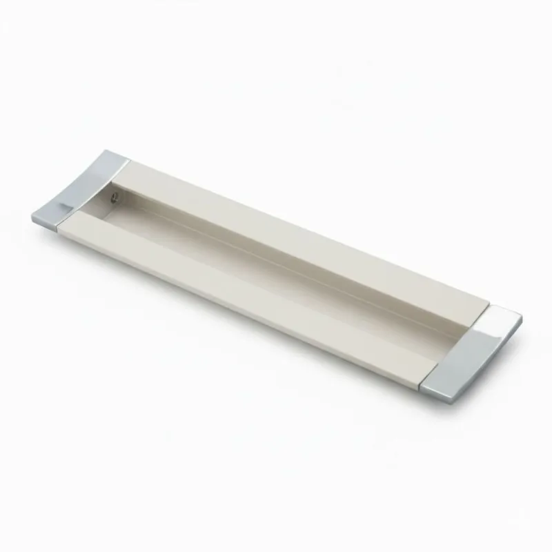 Puxador Embutido Smart 288mm Anodizado Fosco/Cromado Zen Design ZP0059.46