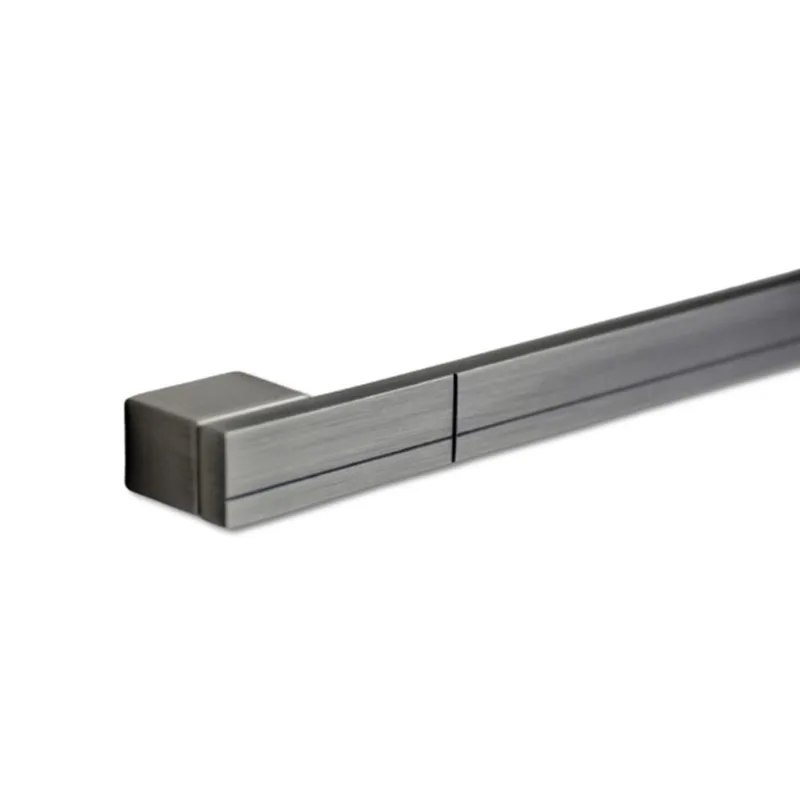 Puxador Santa Fé Cruzado 320mm Níquel Velho Zen Design ZP5400.320.889