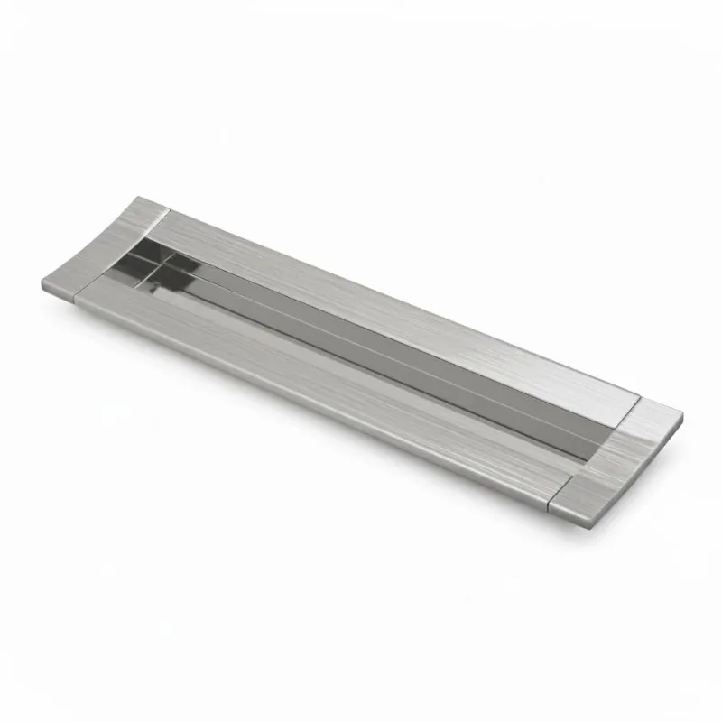 Puxador Embutido Smart 288mm Cromo Escovado Zen Design ZP0059.2