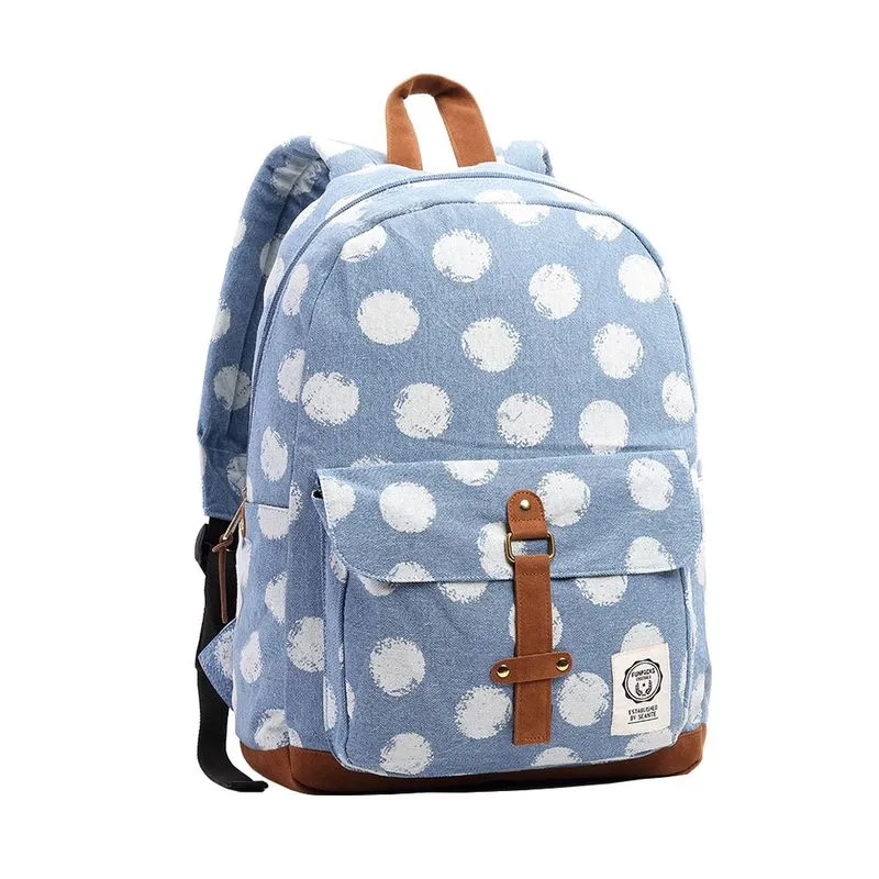 Mochila Teen Seanite Jeans Bolso Frontal MJ14036 - Item Sortido