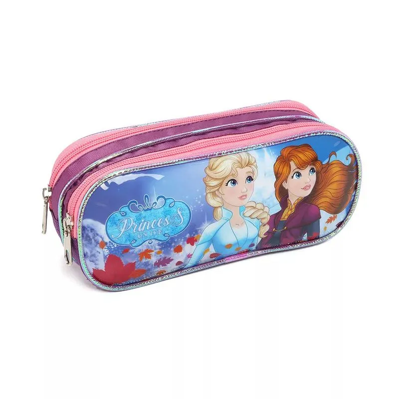 Estojo Infantil Seanite Ice Princess com 2 Divisórias Modelo 1