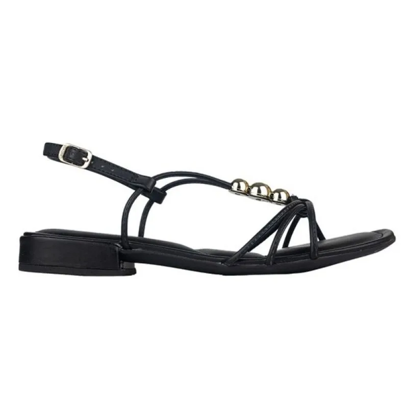 Sandália Via Uno Salto Bloco Baixo 35 / Preto