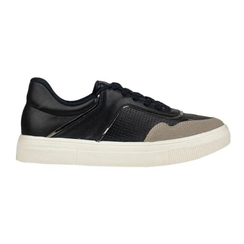 Tênis Via Uno Casual Sola Reta 38 / Preto