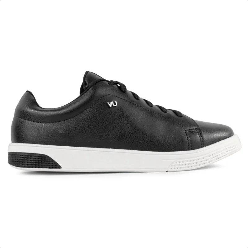 Tênis Via Uno Casual Feminino 37 / Preto / Branco