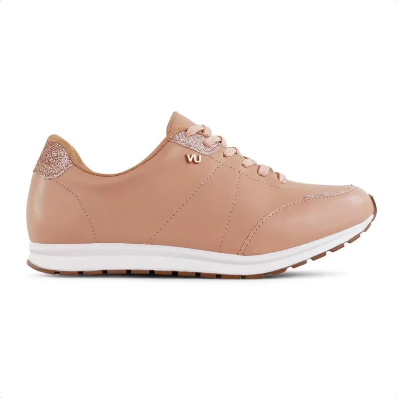 Tênis Via Uno Casual Feminino 35 / Nude / Nude - Via Uno
