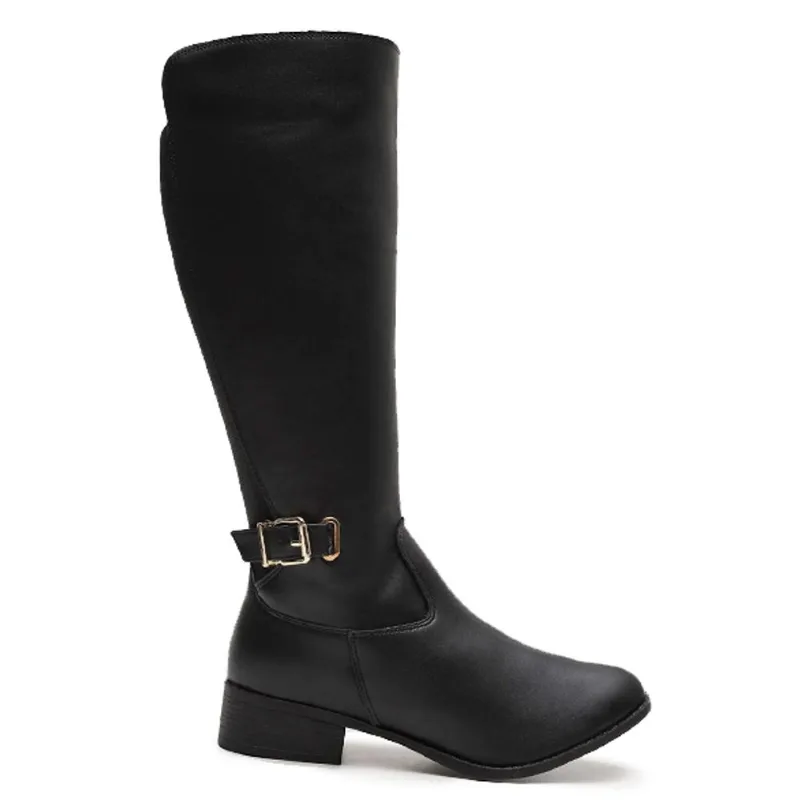 Bota Montaria Via Uno Chelsea Feminina Preta PRETO - 37