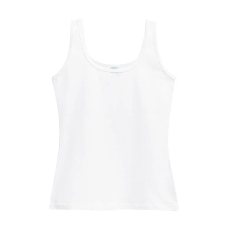 Regata Malwee Adulto Feminina Verão Básica com Alças Médias PP/XGG - 1000004493-BRANCO-G