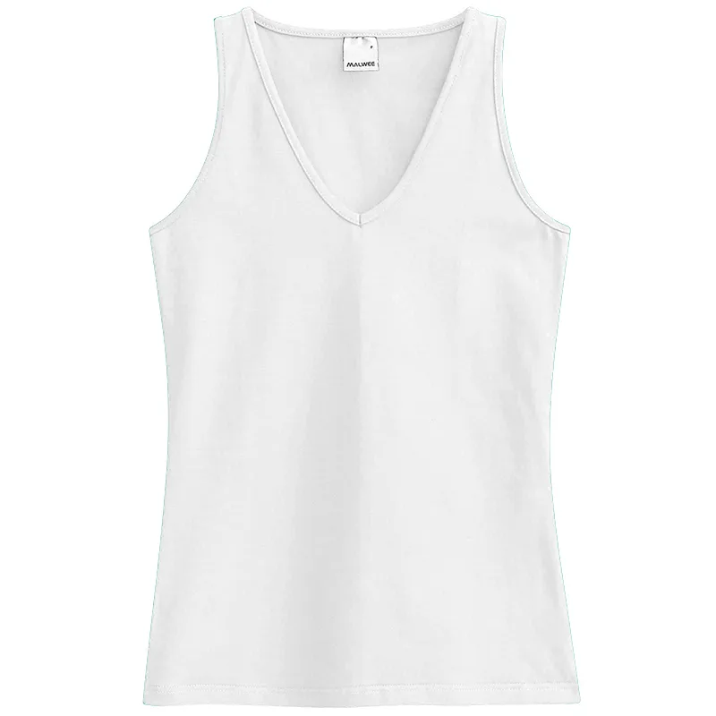 Blusa Adulto Feminina Básica Lisa PP/XGG - 1000004495-BRANCO-M