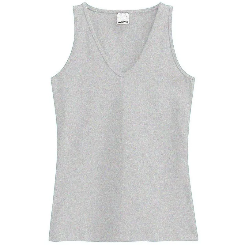 Blusa Adulto Feminina Básica Lisa PP/XGG - 1000004495-CINZA MEDIO-GG